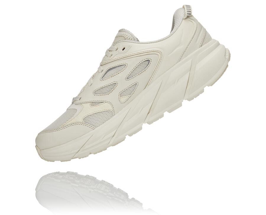 Tenis Hoka One One Hombre Blancos - Clifton L - QWBY30517